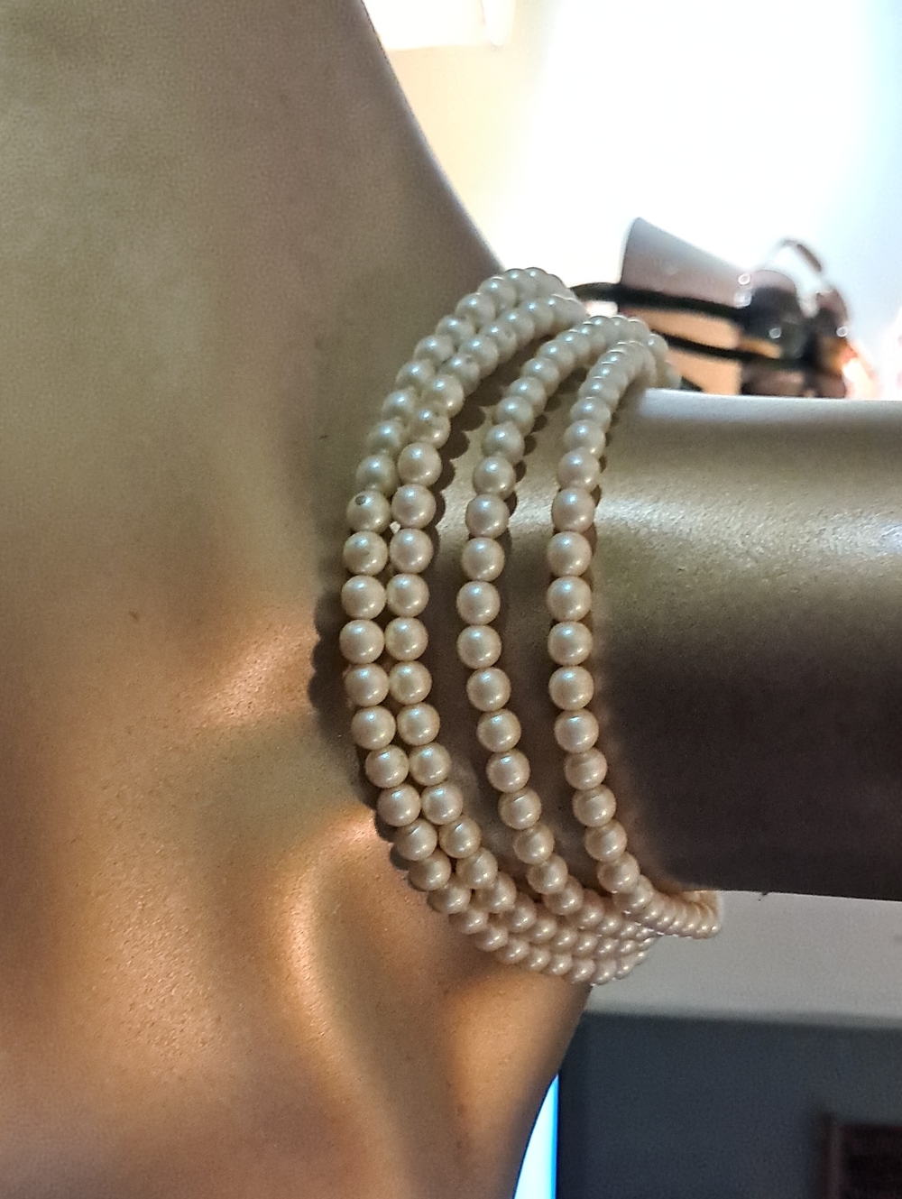 Classic Cream Pearl Multi-Strand Bracelet